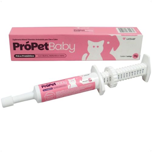 PRÓPET BABY 14G PRÉ E PROBIÓTICO PARA CÃES E GATOS UCBVET PRÓPET BABY 14G PRÉ E PROBIÓTICO PARA CÃES E GATOS UCBVET
