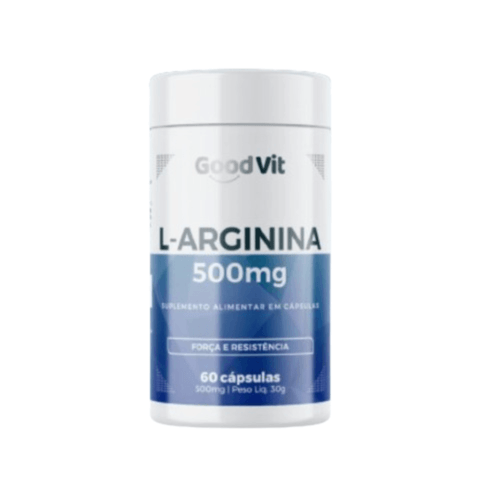 L-Arginina 500mg C/60 Cápsulas - Good Vit L-Arginina 500mg C/60 Cápsulas - Good Vit