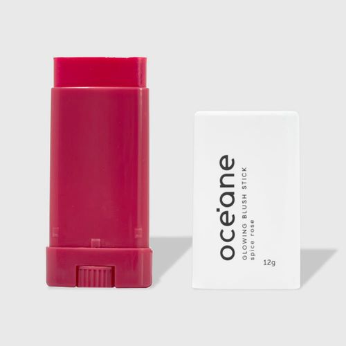 Blush em Bastão Rosa - Glowing Blush Stick Spice Pink Océane Limited 12g Não