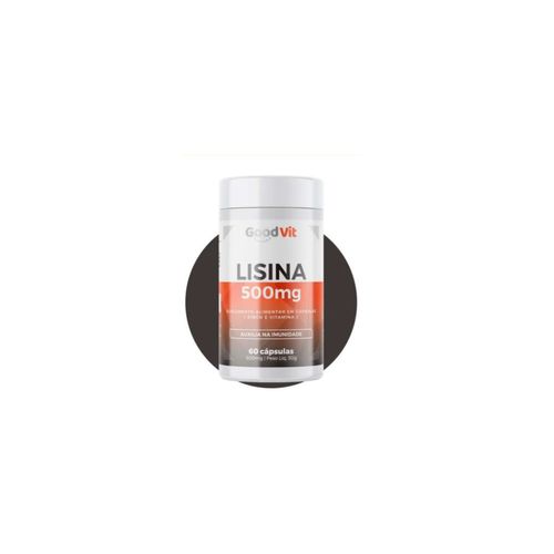 Lisina 500mg C/60 Cápsulas - Good Vit Lisina 500mg C/60 Cápsulas - Good Vit