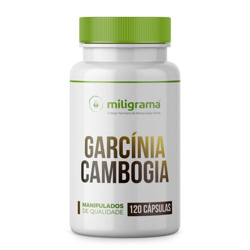 Garcínia Cambogia 500mg 120 Cápsulas Garcínia Cambogia 500mg 120 Cápsulas
