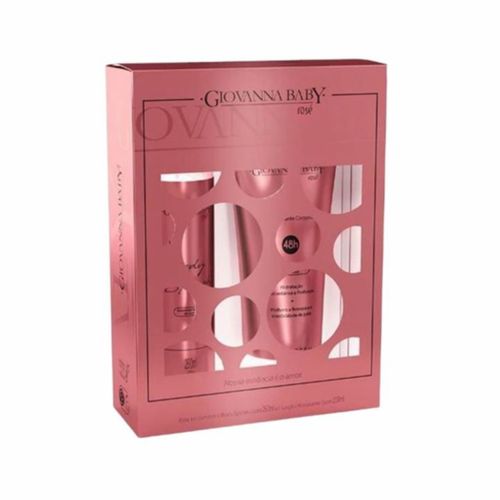 Kit Giovanna Baby Body Splash + Loção Rosé