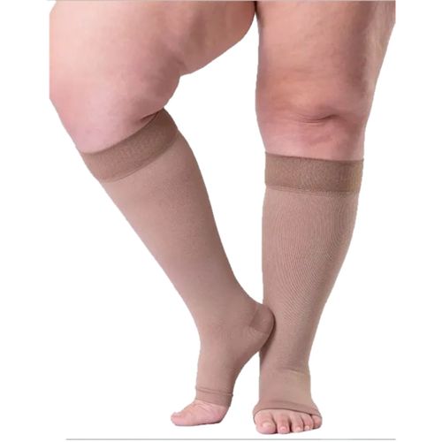 Meia 3/4 Reduce Sigvaris 30-40 mmHg Aberta Bege G3 Meia 3/4 Reduce Sigvaris 30-40 mmHg Aberta Bege G3