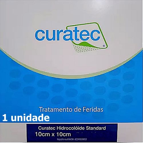 Curativo Curatec Hidrocolóide Standard 10x10cm - unidade
