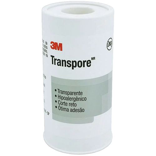 Fita Médica Transpore 3M 1527 Transparente 10cmx4.5m - unidade Fita Médica Transpore 3M 1527 Transparente 10cmx4.5m - unidade