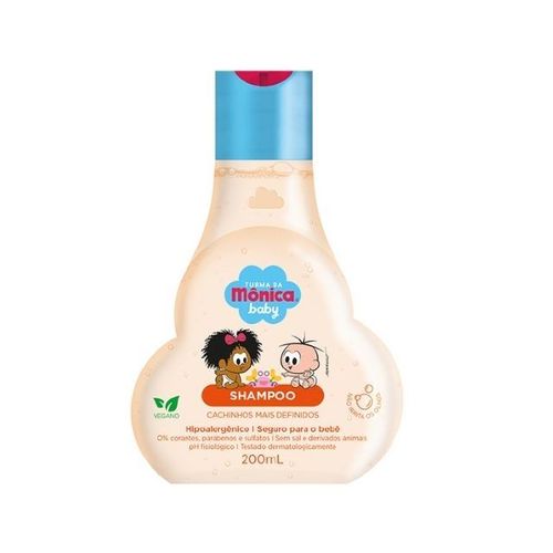 Shampoo Infantil Turma Da Mônica 200ml Cachinhos Mais Definidos