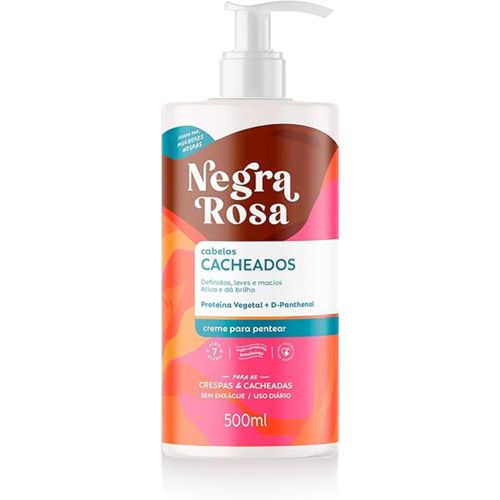 Creme Para Pentear Cabelos Crespíssimos 500ml - Negra Rosa