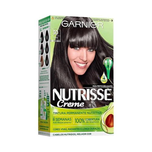 Tintura Nutrisse 30 Grafite Castanho Escuro Tintura Nutrisse 30 Grafite Castanho Escuro