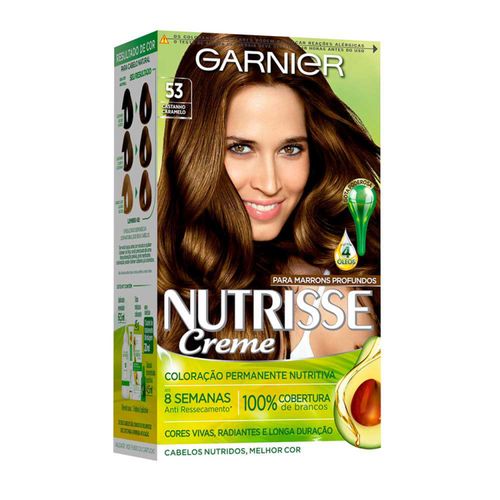 Tintura Nutrisse Creme 53 Castanho Caramelo Tintura Nutrisse Creme 53 Castanho Caramelo