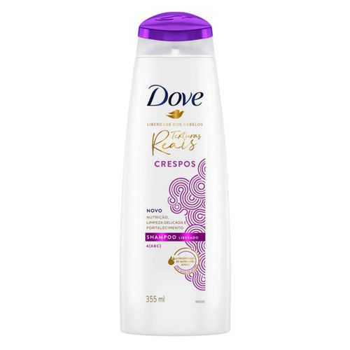 Shampoo Dove Texturas Reais Crespos 355ml Shampoo Dove Texturas Reais Crespos 355ml