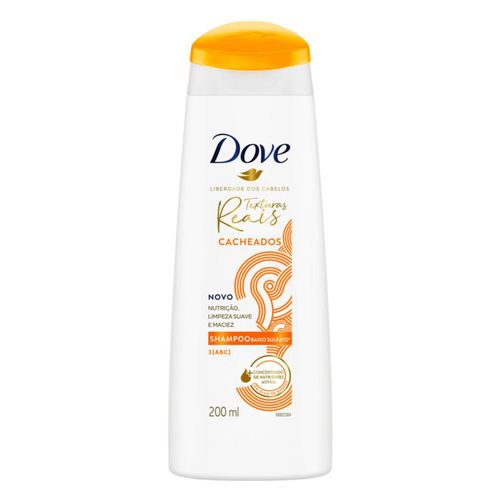 Shampoo Dove Texturas Reais Cachos 200ml Shampoo Dove Texturas Reais Cachos 200ml