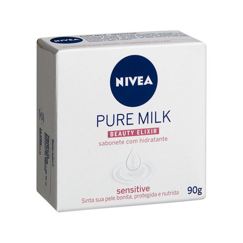 Sabonete Com Hidratante Pure Milk Sensitive 90g Nivea Sabonete Com Hidratante Pure Milk Sensitive 90g Nivea