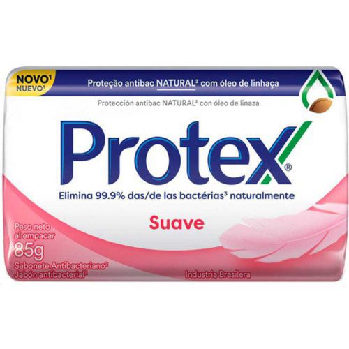 Sabonete em Barra Antibacteriano Protex Suave 85g
