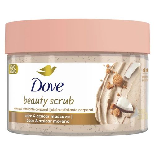 Sabonete Esfoliante Coco & Açúcar Mascavo Dove Beauty Scrub Pote 280g Sabonete Esfoliante Coco & Açúcar Mascavo Dove Beauty Scrub Pote 280g