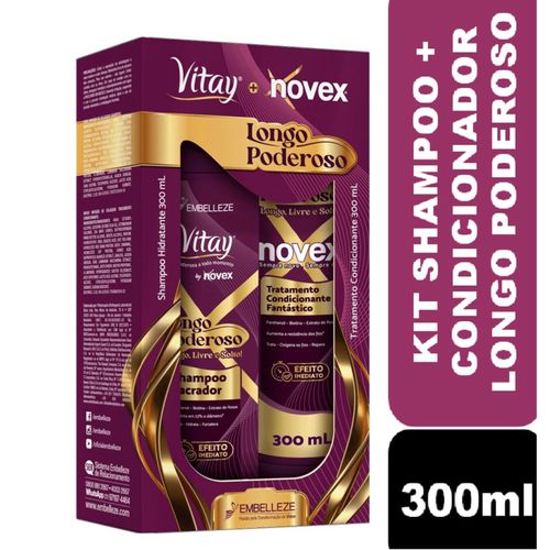 Shampoo Kit Vitay Novex Longo Poderoso 300ml
