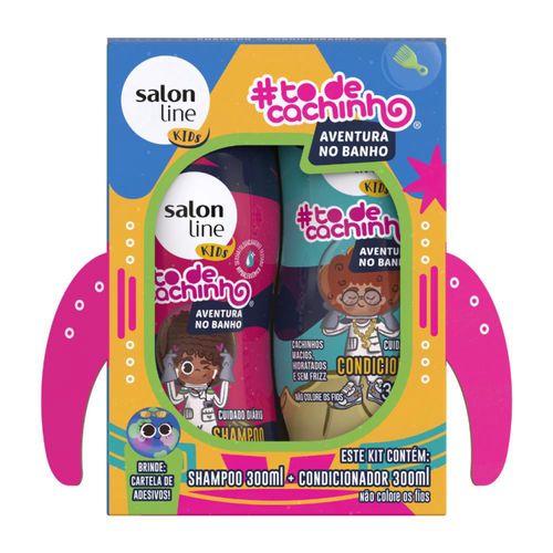 Shampoo Kit Salon Line #Todecachinho Aventura 300ml Shampoo Kit Salon Line #Todecachinho Aventura 300ml