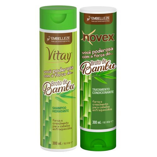 Shampoo Kit Vitay Novex Broto Bambu 300ml Shampoo Kit Vitay Novex Broto Bambu 300ml