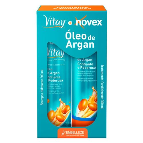 Shampoo Kit Vitay Novex Óleo De Argan 300ml Shampoo Kit Vitay Novex Óleo De Argan 300ml