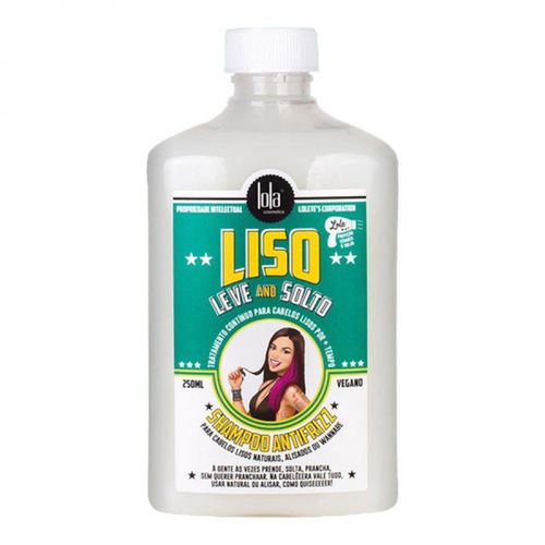 Lola Cosmetics Liso, Leve and Solto Shampoo Antifrizz 250ml Lola Cosmetics Liso, Leve and Solto Shampoo Antifrizz 250ml