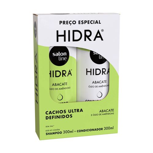 Kit Shampoo e Condicionador Hidra Abacate Salon Line 300ml Kit Shampoo e Condicionador Hidra Abacate Salon Line 300ml