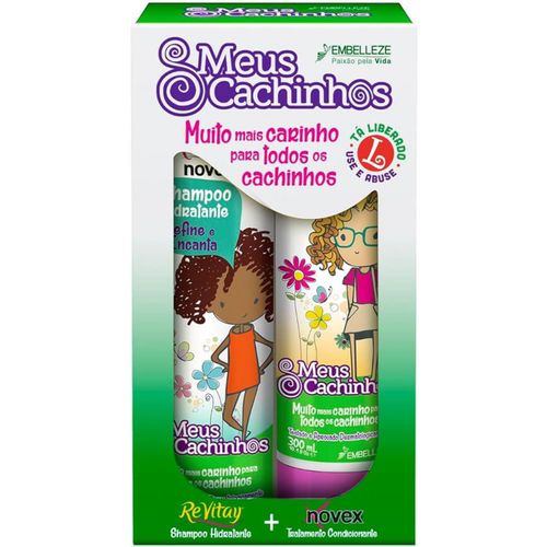 Kit Novex Shampoo + Condicionador Meus Cachinhos 300ml Kit Novex Shampoo + Condicionador Meus Cachinhos 300ml