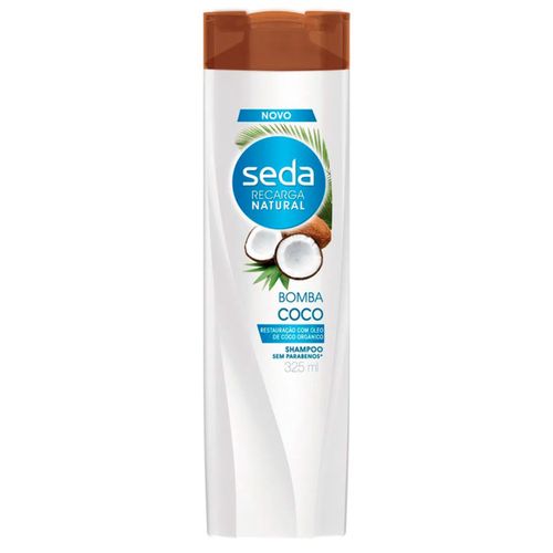 Shampoo Seda Recarga Natural Bomba Coco 325ml Shampoo Seda Recarga Natural Bomba Coco 325ml