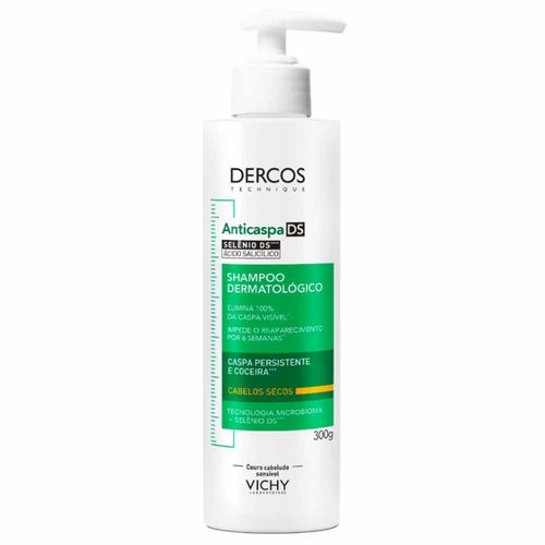 Kit com 3 Unidades de Vichy Dercos Shampoo Anticaspa Ds Cabelos Secos 300g Kit com 3 Unidades de Vichy Dercos Shampoo Anticaspa Ds Cabelos Secos 300g