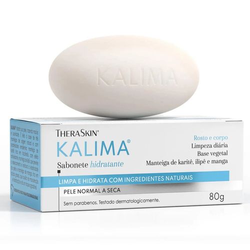 Kit com 2 Unidades de Theraskin Kalima Sabonete Hidratante em Barra Pele Normal A Seca 80g Kit com 2 Unidades de Theraskin Kalima Sabonete Hidratante em Barra Pele Normal A Seca 80g