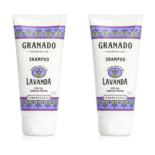 Kit com 2 Unidades de Shampoo Terrapeutics Lavanda Granado 180ml Kit com 2 Unidades de Shampoo Terrapeutics Lavanda Granado 180ml