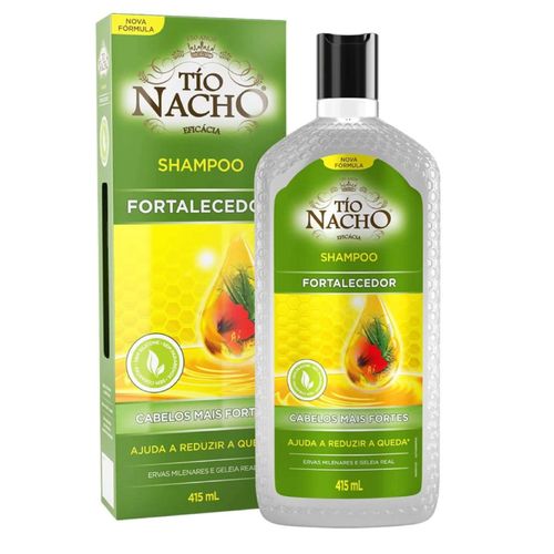 Kit com 3 Unidades de Shampoo Tio Nacho Anti Queda 415ml - Ervas Milagrosas