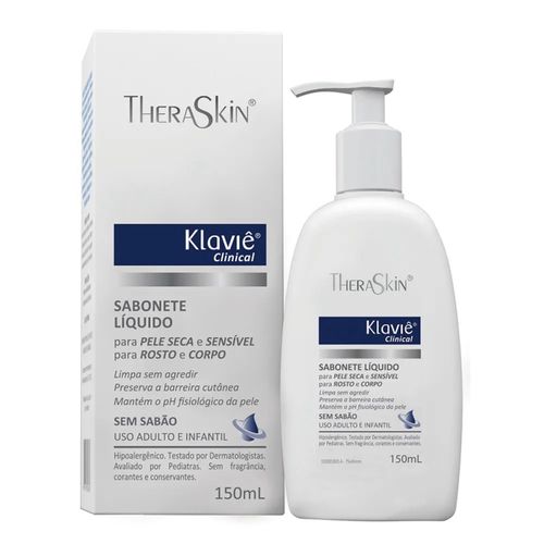 Kit com 2 Unidades de Sabonete Líquido Theraskin - Klaviê Clinical Kit com 2 Unidades de Sabonete Líquido Theraskin - Klaviê Clinical