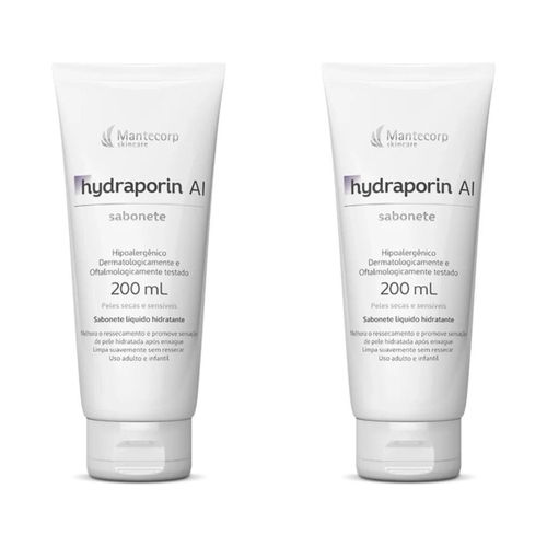 Kit com 2 Unidades de Hydraporin AI Sabonete Líquido 200ml Kit com 2 Unidades de Hydraporin AI Sabonete Líquido 200ml