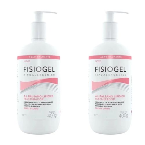 Kit com 2 Unidades de Hidratante Fisiogel A.I Bálsamo Lipídico Restaurador 400g