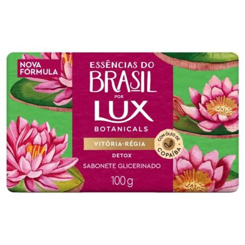Kit com 2 Unidades de Sabonete Em Barra Essências Do Brasil Vitória-Régia Lux 100g Kit com 2 Unidades de Sabonete Em Barra Essências Do Brasil Vitória-Régia Lux 100g