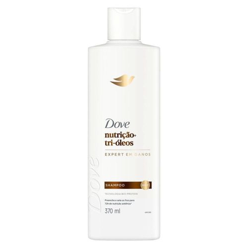 Kit com 3 Unidades de Shampoo Dove Nutrição + Tri-óleos 370ml Kit com 3 Unidades de Shampoo Dove Nutrição + Tri-óleos 370ml