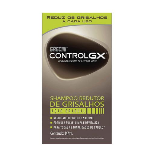 Grecin Control Gx Shampoo Redutor De Grisalhos 147ml