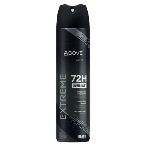 Desodorante Aerosol Above 72H 150ml Extreme Black