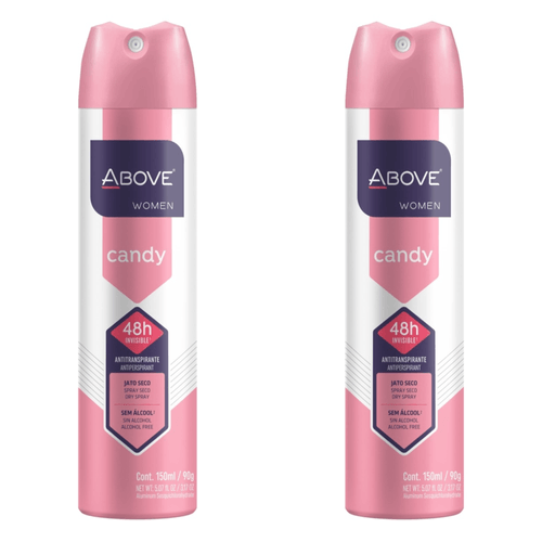 Kit c/2 Unidades de Desodorante Aerosol Bax 150ml Candy Women