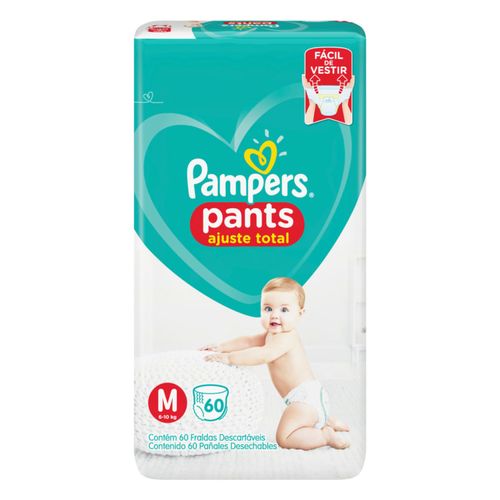 Kit 2 Fraldas Pampers M c/60 Unidades cada
