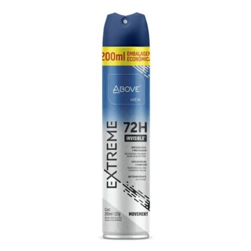 Desodorante Aerosol Above 72H 200ml Extreme Movement Desodorante Aerosol Above 72H 200ml Extreme Movement