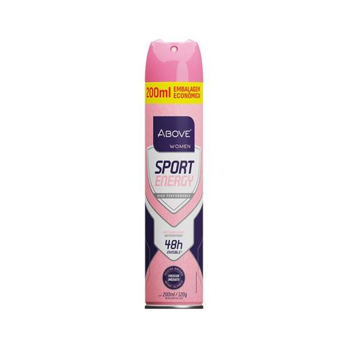 Desodorante Aerosol Above 72H 200ml Sport Energy Women