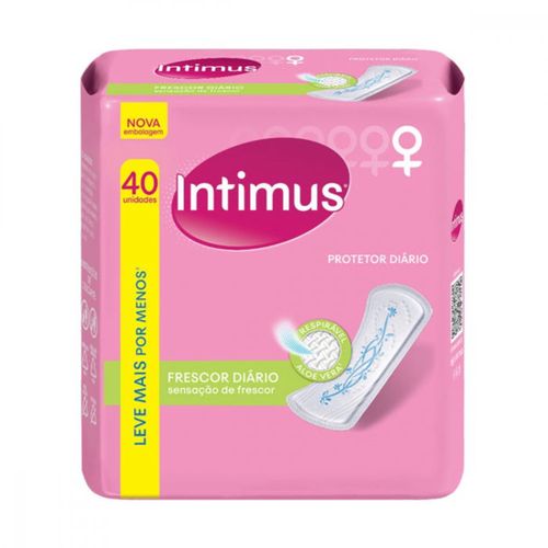 Absorvente Intimus Protetor Diario Com Perfume 40 Unidades Absorvente Intimus Protetor Diario Com Perfume 40 Unidades