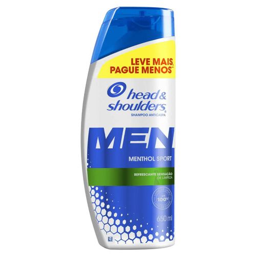 Shampoo Head&Should 650ml Menthol Sport Shampoo Head&Should 650ml Menthol Sport