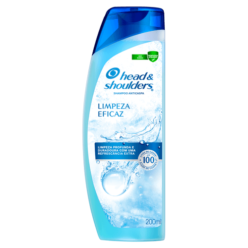 Shampoo Head&Should 200ml Limpeza Eficaz Shampoo Head&Should 200ml Limpeza Eficaz
