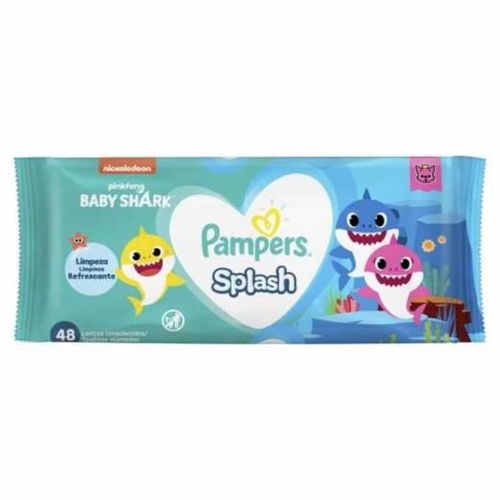 Toalhinhas Umedecida SplaShampoo Pampers Simples 48 Unidades
