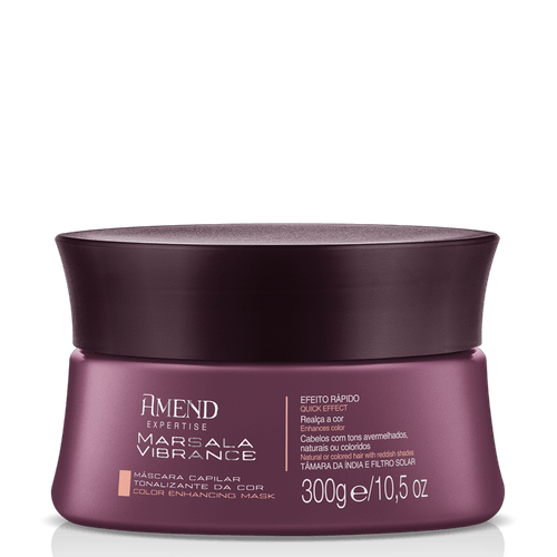 Amend Máscara Vibrance Marsala 300g