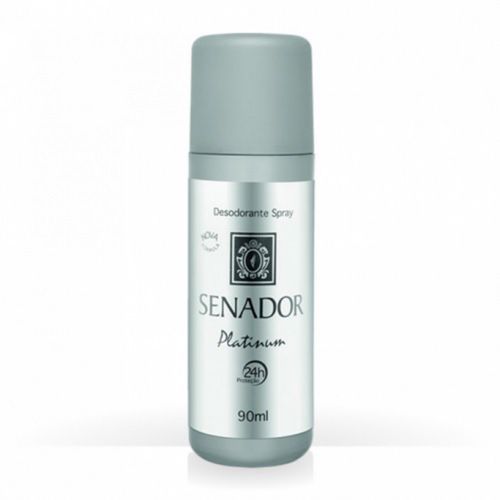 Desodorante Spray Senador 90ml Platinium Desodorante Spray Senador 90ml Platinium