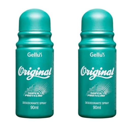 Kit c/2 Unidades de Desodorante Spray Gellus Original 90ml Kit c/2 Unidades de Desodorante Spray Gellus Original 90ml