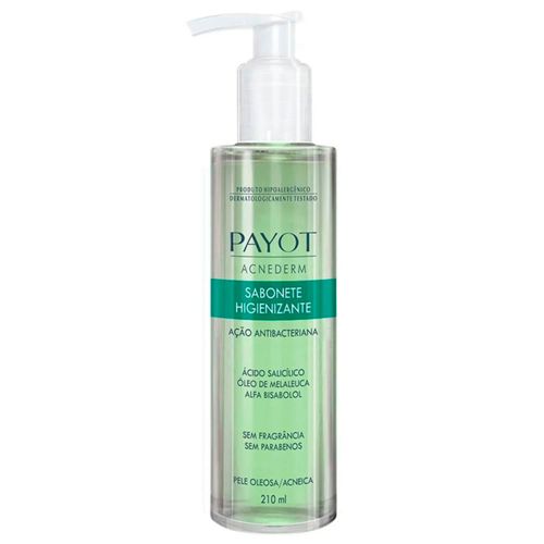 Kit c/4 Sabonete Líquido Higienizante Facial Acnederm Payot 210ml