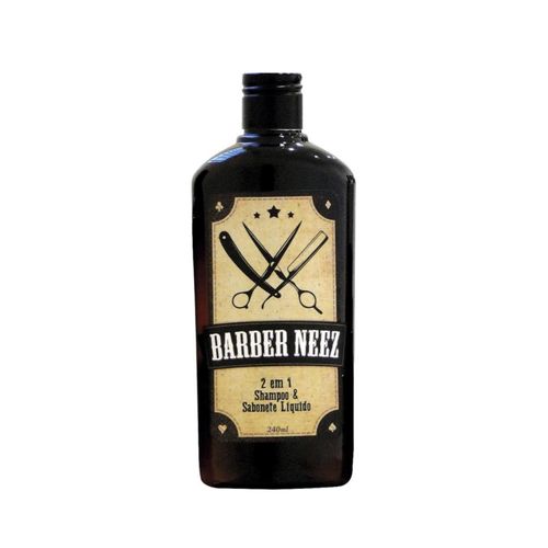 Kit c/2 Shampoo Sabonete Neez Barber 240ml
